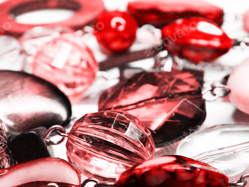 Preview: Jewelry Beads With Bright Colorful Crystals Luxury Fashion Accessory Background