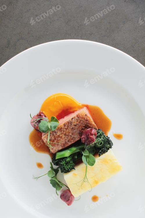Preview: Plated Duck Breast Meal Dinner