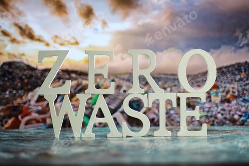 Preview: The Concept Of Proper And Environmental Health. The Inscription On A Black Background With Wooden