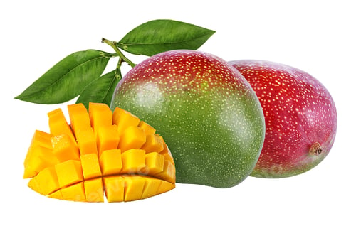 Preview: Mango Fruit Isolated On White Background