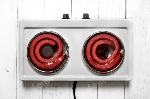 Preview: The Concept Of Running A Heated Electric Cooker . Top View