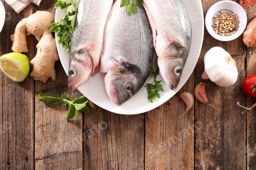 Preview: Raw Fish With Ingredient