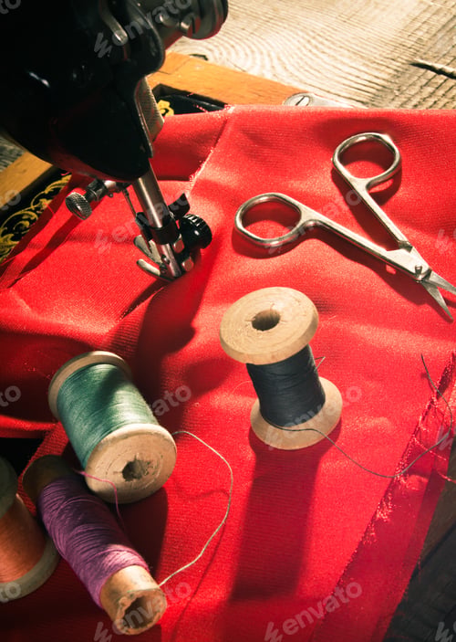 Preview: Sewing. The Sewing Machine And Tools.