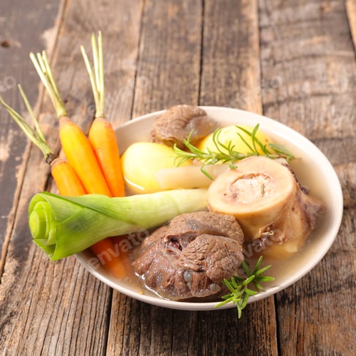 Preview: Beef With Vegetable And Broth,Pot Au Feu