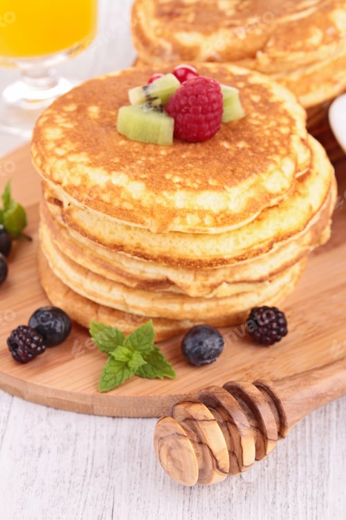 Preview: Pancakes Stack And Berry
