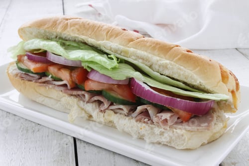 Preview: Ham Salad Sub Sandwich Roll