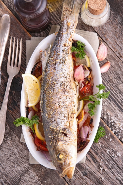Preview: Grilled Fish And Vegetables