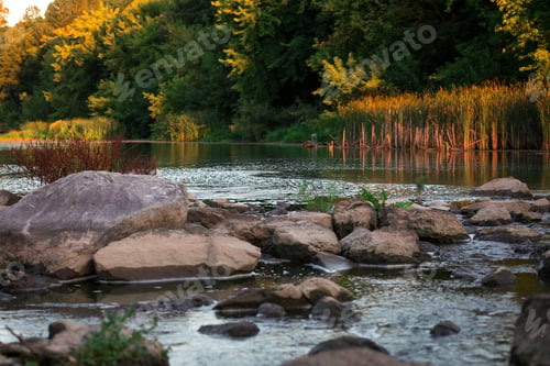 Preview: Mountain Clean River With Stones