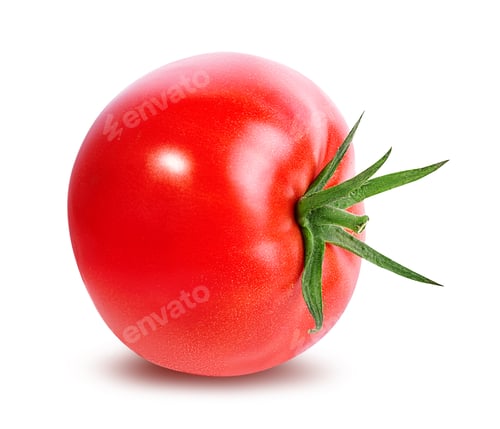 Preview: Tomato Isolated On White Background