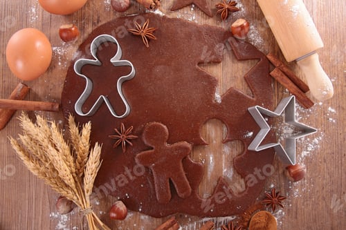 Preview: Raw Gingerbread Dough For Cookies