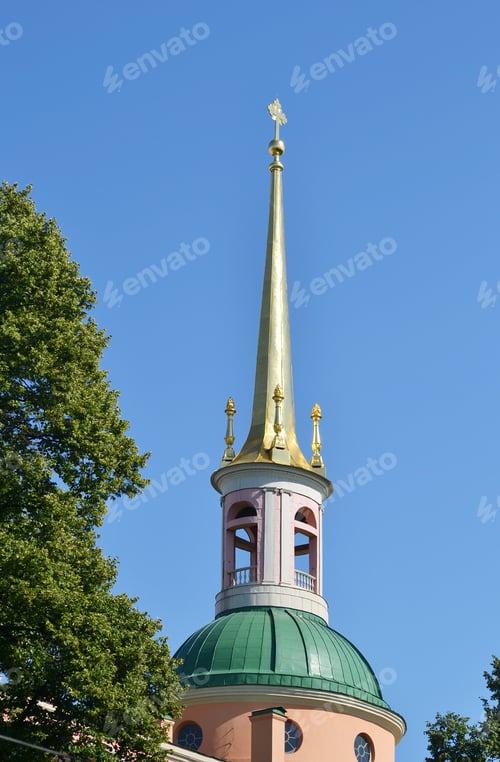 Preview: Spire Of Mikhailovsky Castle, St.Petersburg, Russia.