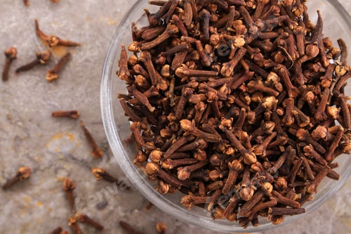 Preview: Fresh Dried Clove Spice In Glass Dish