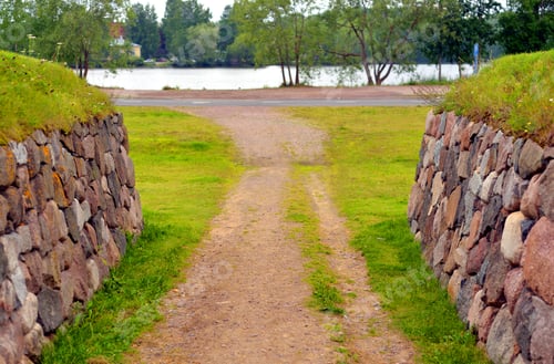 Preview: Summer Landscape In The Fortress Of Lappeenranta, Finland.