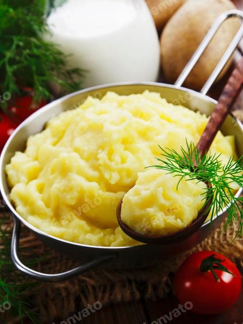 Preview: Mashed Potato With Fresh Herbs And Milk