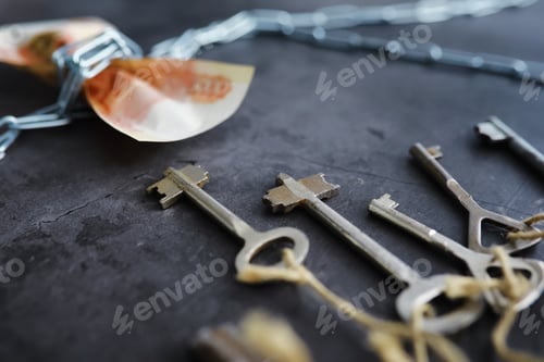 Preview: Business Concept. The Depreciation Of The National Currency. Bill With The Inscription "5000