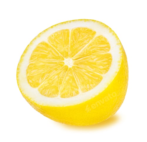 Preview: Lemon Isolated On White Background