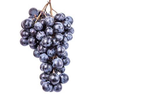 Preview: Grape On White Background