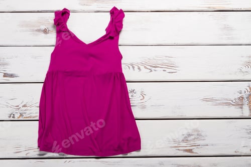 Preview: Beautiful Female Purple Shirt. Bright Summer Women'S Clothing.