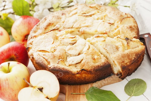 Preview: Homemade Apple Pie On The Wooden Table
