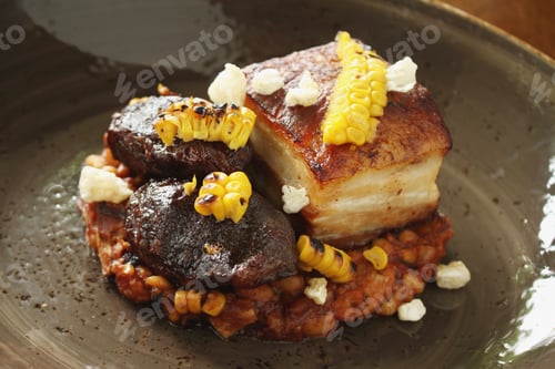 Preview: Arbeque Pork With Beans Plated Meal