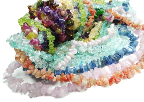 Preview: Jewelry Semiprecious Beads Made Of Geological Minerals