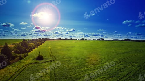 Preview: Aerial View Of The Vegetable Field From Drone