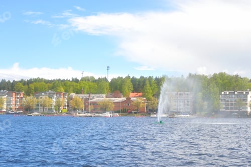 Preview: View Of Lappeenranta City And Saimaa Lake. Lappeenranta - City And Municipality In Finland, In The