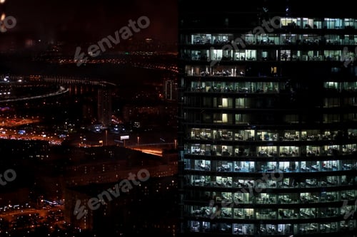 Preview: Buildings Made Of Glass And Concrete. Skyscrapers In The City Center.