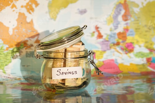 Preview: Saving for a Trip: Money in a Jar