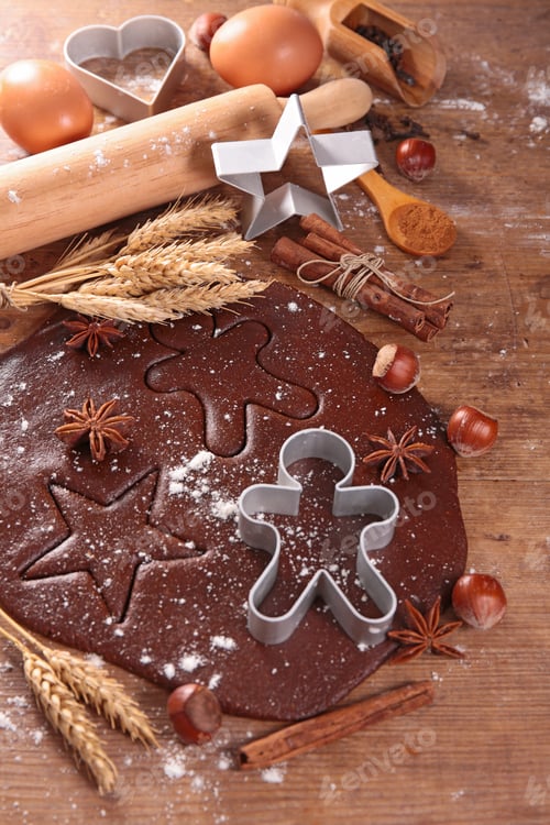 Preview: Ingredient For Baking Christmas Cookie