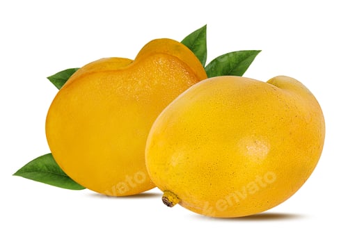 Preview: Mango Fruit Isolated On White Background