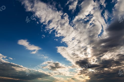 Preview: Sky Clouds,Sky With Clouds And Sun