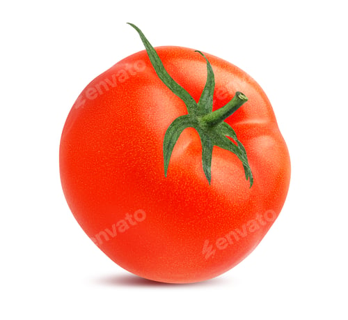 Preview: Tomato Isolated On White Background