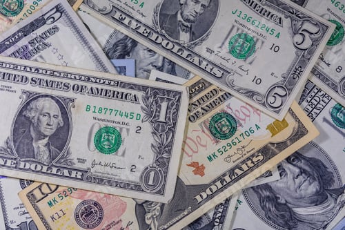 Preview: Background Of The Different American Dollar Banknotes