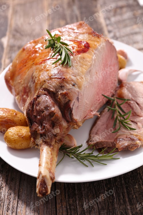Preview: Roasted Lamb Leg