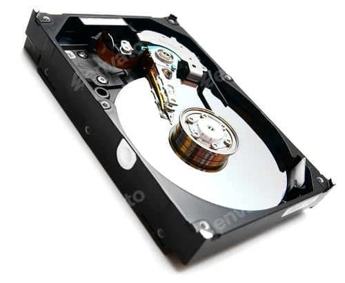 Preview: Hard Drive. On A White Background.