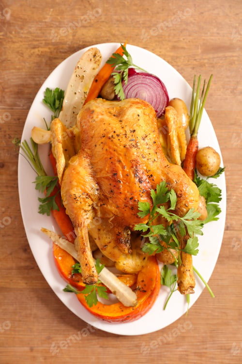 Preview: Roasted Chicken And Vegetables