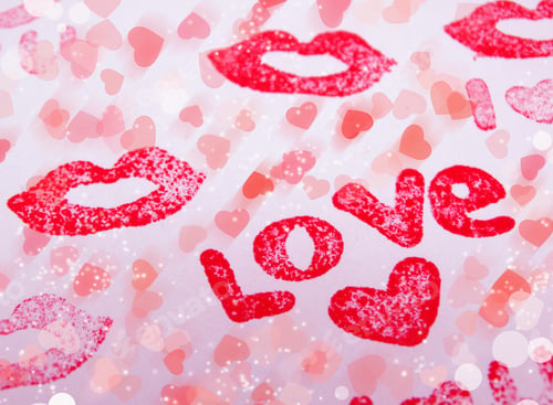 Preview: Greeting Card Love Valentine'S Day With Hearts Background