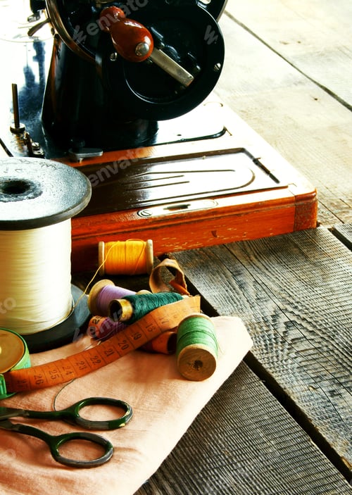 Preview: Sewing. The Sewing Machine And Accessories.