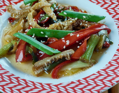 Preview: Chinese Fried Tripe With Pickled Mustard Greens