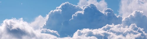 Preview: Sky With Big White Clouds Panorama
