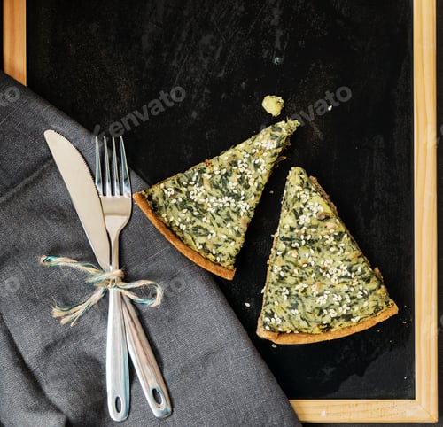 Preview: Wholegrain Tart With Potato And Spinach