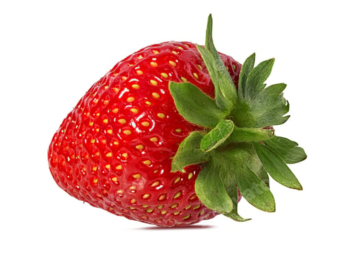 Preview: Strawberry Isolated On White Background