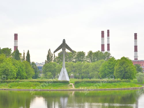 Preview: View Of Park Of The Aviators In St.Petersburg, Russia.