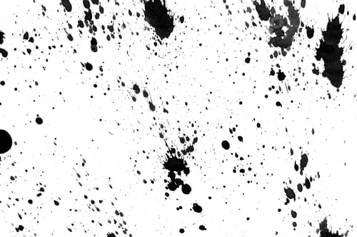 Preview: Black Splashes On A White Background.