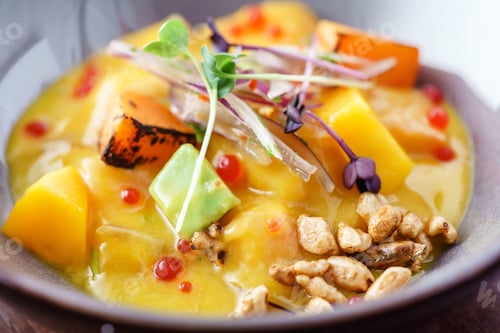 Preview: Sevice With Salmon And Mango