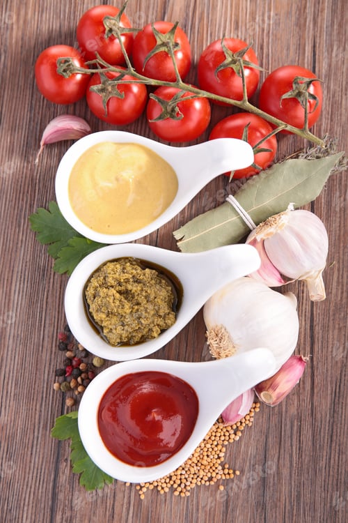 Preview: Ketchup,Mayonnaise And Pesto