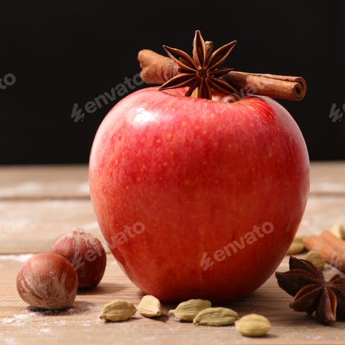 Vista previa: Manzana roja y canela