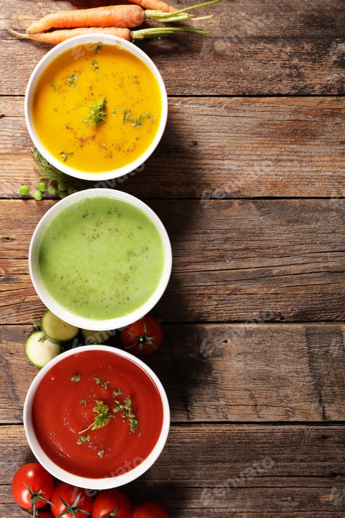 Preview: Assorted Of Bowl Of Soup