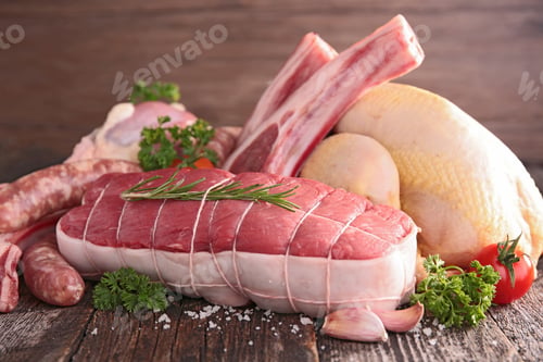 Preview: Selection Of Raw Meats